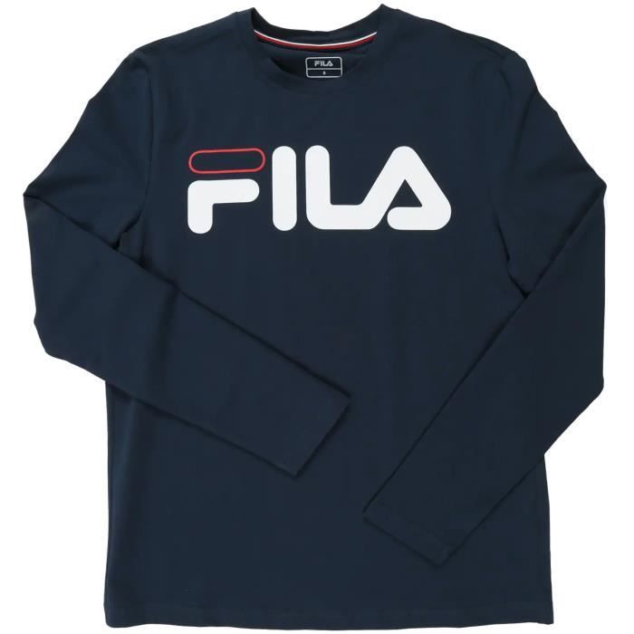 t shirt manche longue fila homme