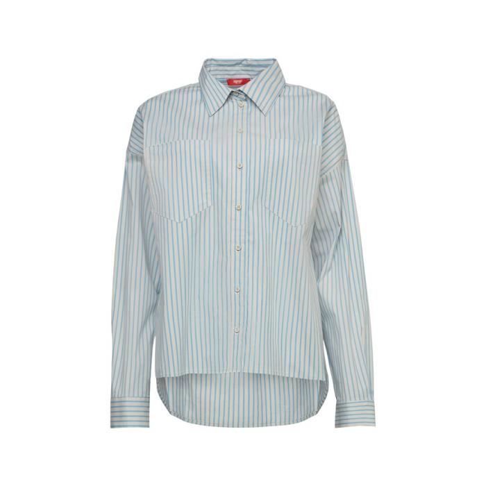 Chemise Noire Femme Esprit - Taille 36, Manches Longues, Occasion Très Bon état