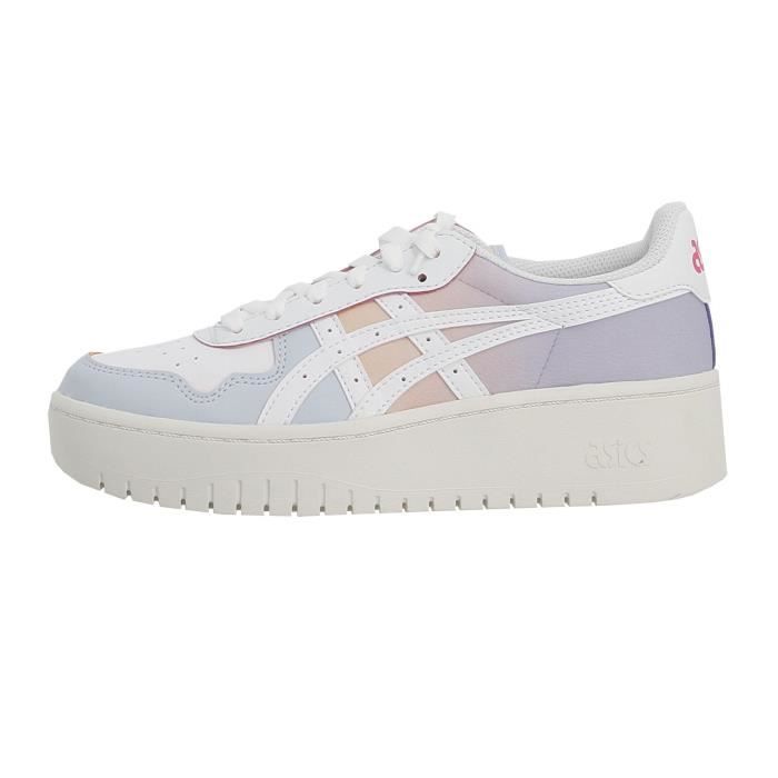 Chaussures mode ville Japan s pf - Asics - Femme - Blanc - Lacets - Plateforme - Look streetwear