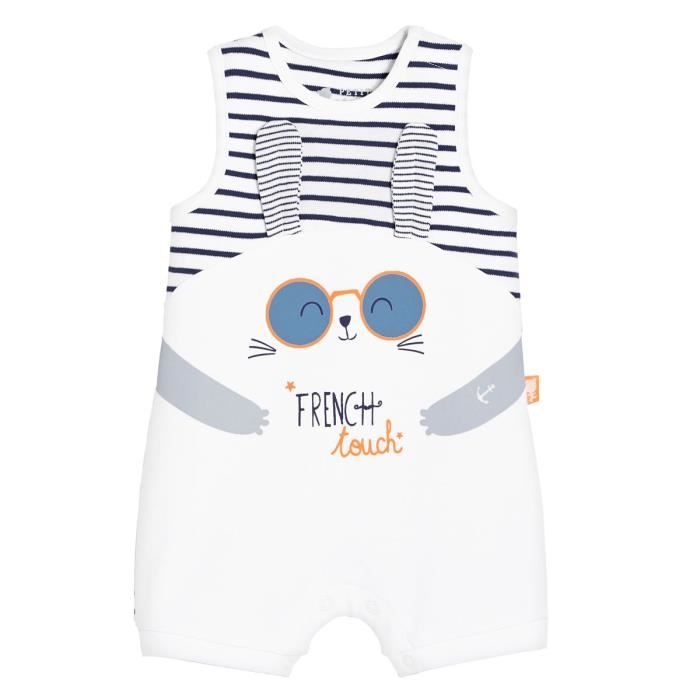 Barboteuse Bebe Garcon Sur La French Touch Bleu Cdiscount Pret A Porter Barboteuse Bebe Garcon Sur La French Touch Bleu Cdiscount Pret A Porter