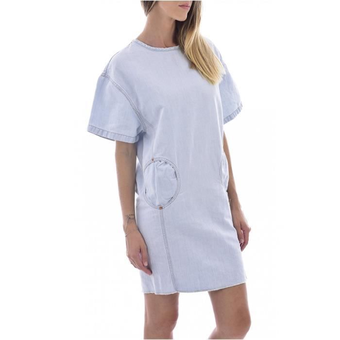 robe droite coton lin