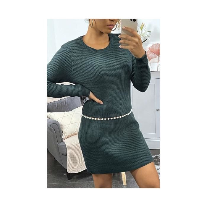 robe pull vert sapin