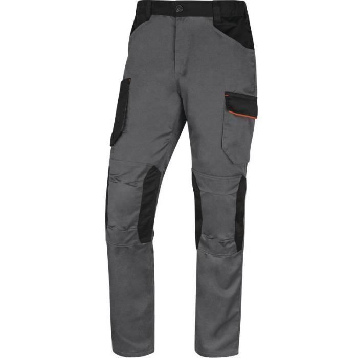 Pantalon de travail multipoches MACH 2 V3 gris/orange T2XL - DELTA PLUS - M2PA3GOXX
