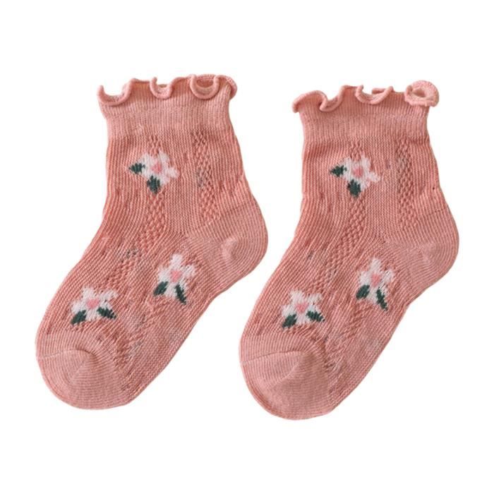 Chaussettes thermiques pour b b fille Dark Pink Respirantes Tailles S M L