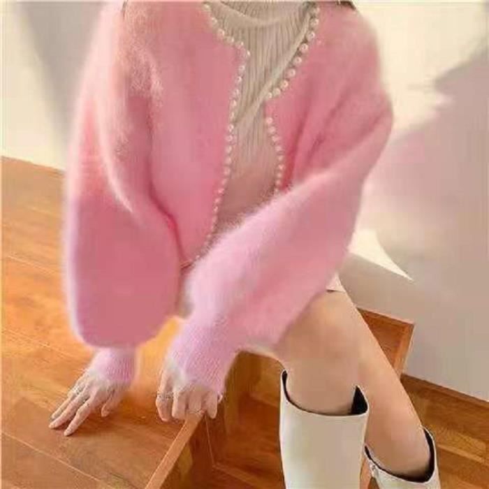 Gilet Cardigan Long Dentelle Imprimé Wooxoom - Taille 2 - Multicolore - Très Bon état Occasion
