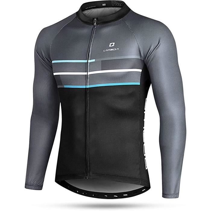 Sous-maillot Cycliste VeloClassics Manches Longues - Noir Taille XL Homme, Neuf Avec étiquettes