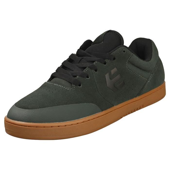 Baskets Etnies Marana Michelin Joslin - Taille 38, Toile Noire Et Cuir Rouge - Neuf Avec Défauts