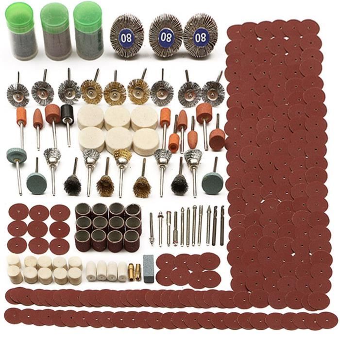 161X Rotatif Multi Outils Drill Bit Set Découpe Polissage Ponçage Accessoires
