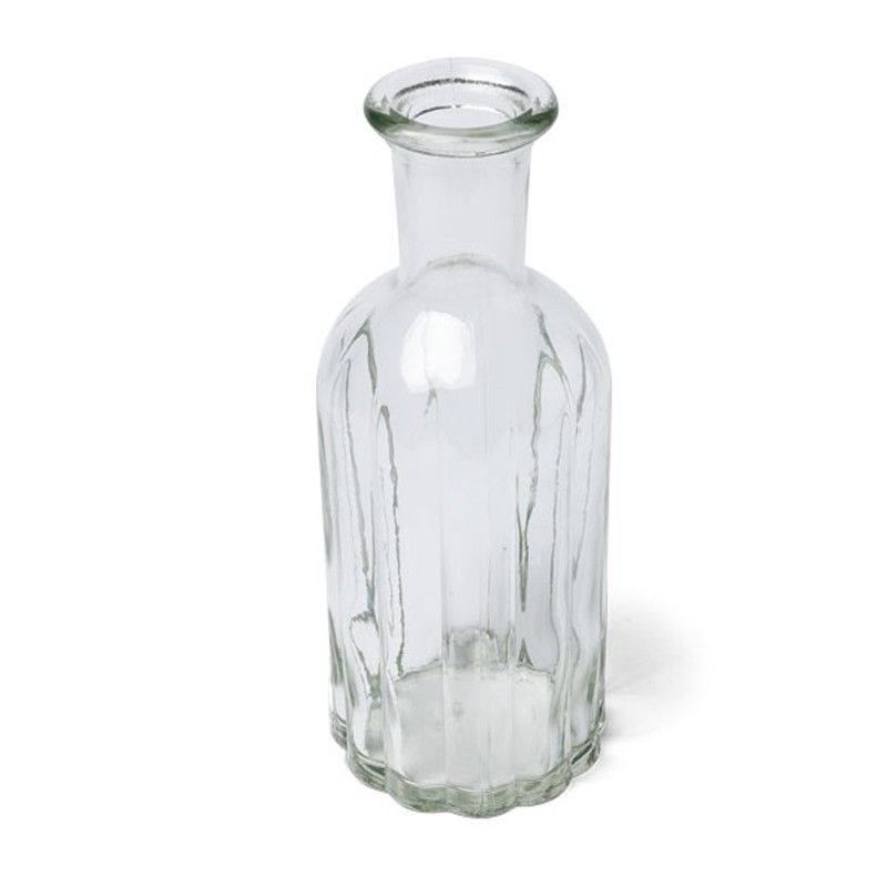 Vase XXL en Verre INNA-Glas Grand Vase Blanc Verre à Bougie Ø 18,5cm Cache-Pot Alena en Verre 19cm