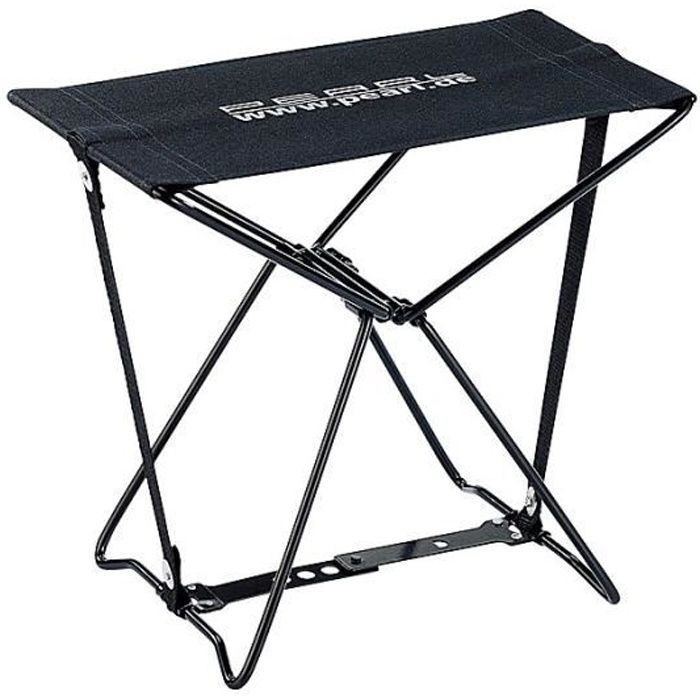 Tabouret pliable - PEARL - Repose-pied - Camping - Gris - 1 place - 100 kg max Tabouret pliable - PEARL - Repose-pied - Camping - Gris - 1 place - 100 kg max