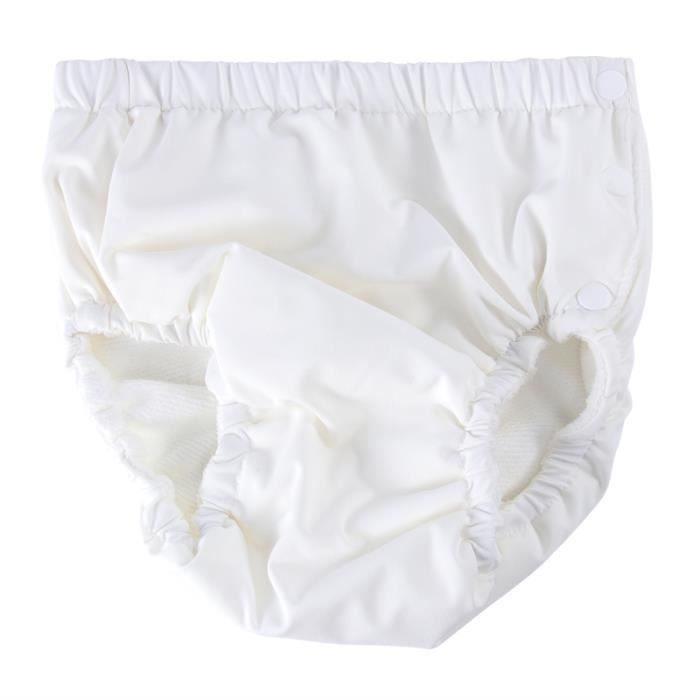 Maillot De Bain Bebe Pantalon De Pour De Couche Culotte Impermeable Lavable Pour Fille Garcon Blanc 100cm Drap Plat Lit Bebe Cdiscount Puericulture Eveil Bebe