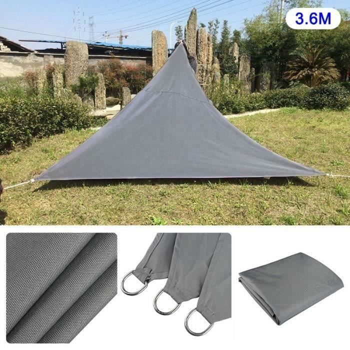 Voile D'ombrage Imperméable 3x4 M – Protection UV 98%, Fixation Incluse, Pour Terrasse, Jardin, Piscine