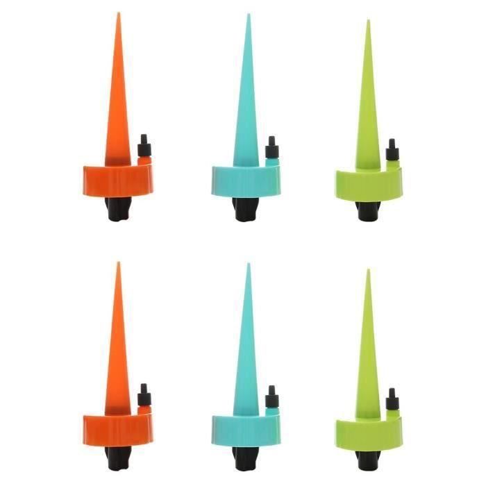 Kit 4 Arroseurs Automatiques Goutte à Goutte – Cône Céramique Pour Plantes En Pot – Arrosage Lent Intérieur/extérieur – Pour Vacances, Bureau