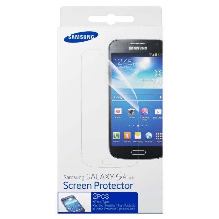 Protection décran SAMSUNG Galaxy S4 Mini Résistant aux rayures Clarté optimale Facile à installer