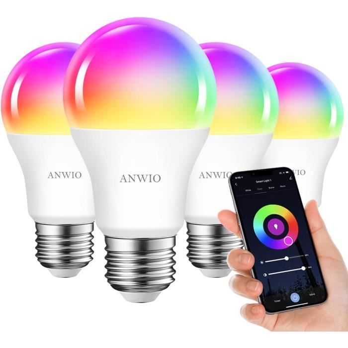 Intelligent SmartHome SM9W LED 9w Lumière Avec Lumière Réglable, WiFi Programmable Compatible Avec Google Home, Alexa