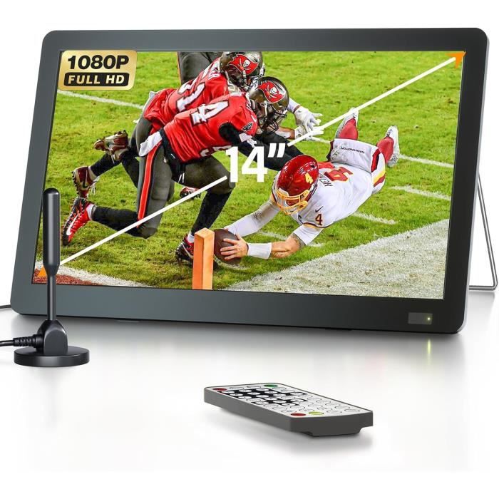 Mini TV Leadstar 5 Pouces - NEUF - DVB-T2 - USB - Noir - LCD