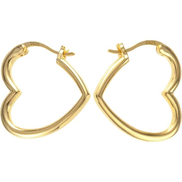 Boucles D'oreilles Femme Argent Boucle D'oreille Femme SOFIA MILANI - Boucles D'Oreilles Pour Femme En Argent 925 - Créole En Forme De Pierre De Zircon - E2405 Creoles Or Femme Attache Boucles