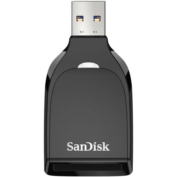 Lecteur de carte SD - SanDisk - QuickFlow - USB-A - Compact - Vitesse de transfert élevée