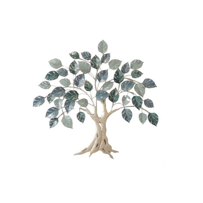 Arbre De Vie Aux Feuilles Bleues Beaux Arts 7 X 116 8 X 97 8 Cm Bleu Cdiscount Animalerie