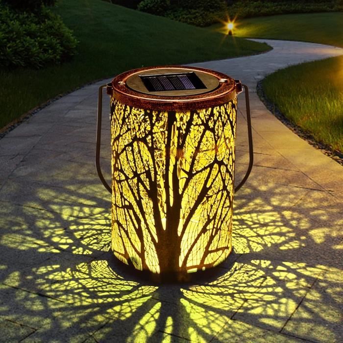 Eclairage extérieur solaires GENERIQUE Led carillon solaire alimenté  libellule carillons lumineux maison jardin suspendu lampe décor