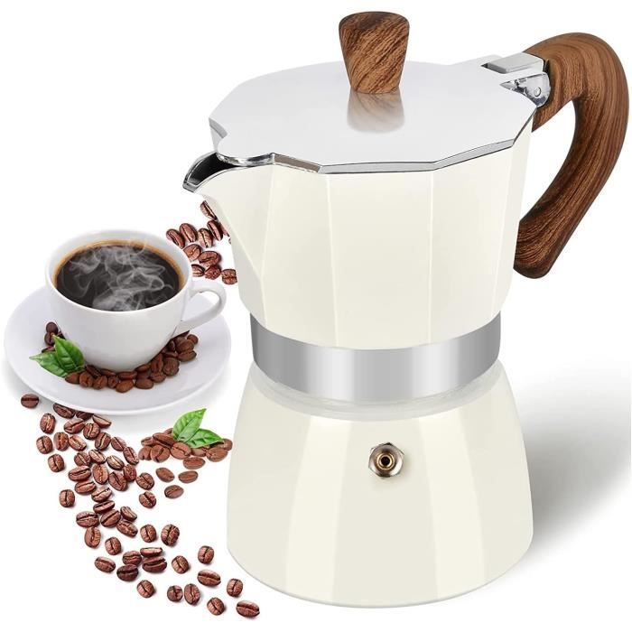 Cafetière Moka Italienne 4 Tasses DITOSH – Acier Inox 304 Épaissi, 200 Ml Expresso Puissant Pour Maison & Camping