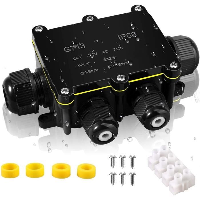 PEBA Boîte Jonction étanche Connecteurs De Cables étanches Extérieur