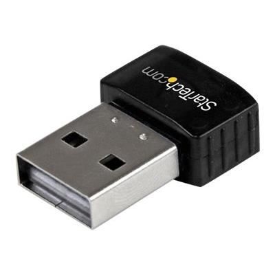 STARTECH Mini adaptateur USB 2.0 réseau sans fil N 300Mb/s et 24GHz - Clé USB WiFi 802.11n - Carte réseau sans fil N - Noir