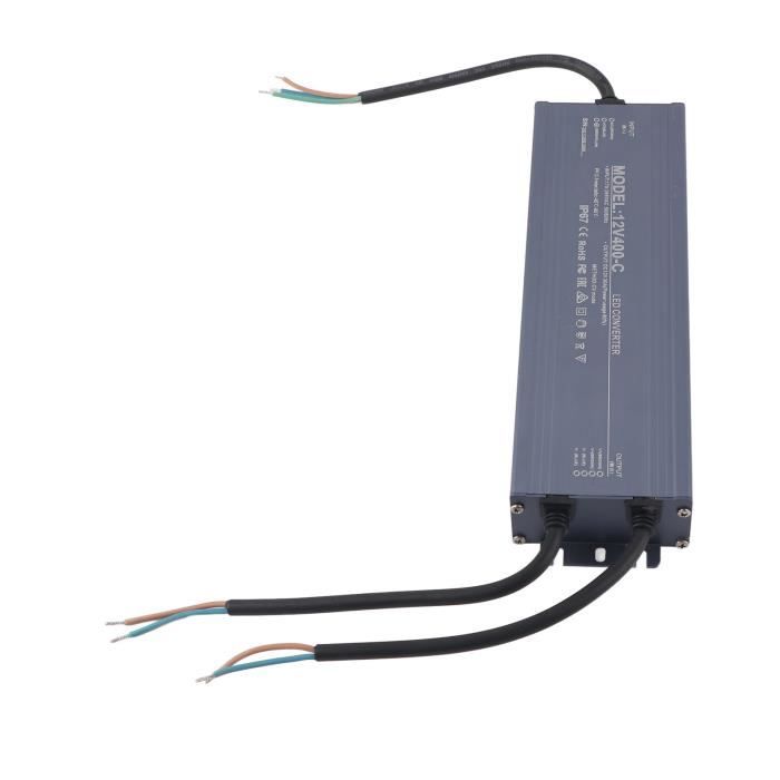 Transfo LED 24V 80W IP67 YIOVVOM – Alimentation étanche 220V AC Pour Rubans Et Projecteurs