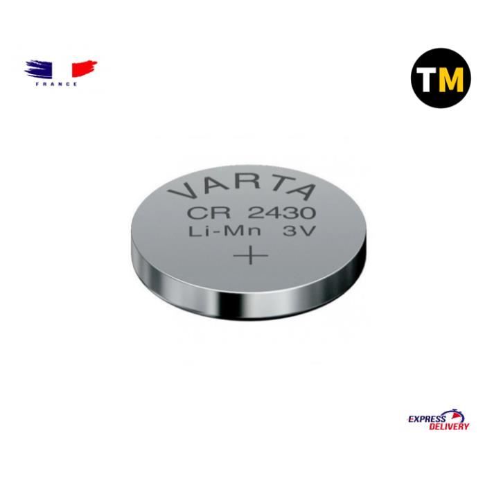 Pile bouton lithium Varta CR2430