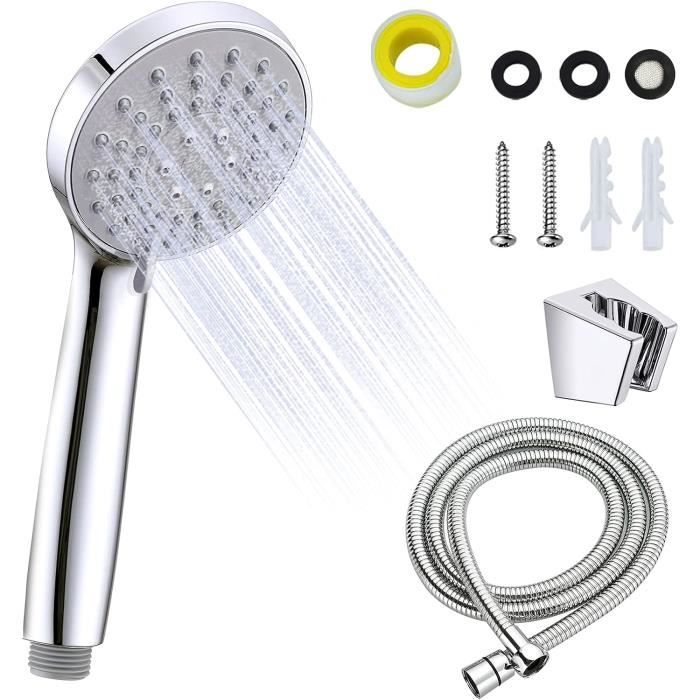 Flexible De Douche Nickel Brossé 1,5 M - Neuf Sous Emballage - Marque DLL