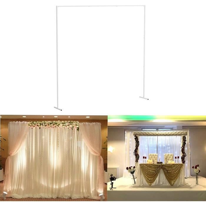 Arche De Mariage 3 M X 6 M - Arche De Mariage En Métal - Kit D'arche Carrée Pour Mariage