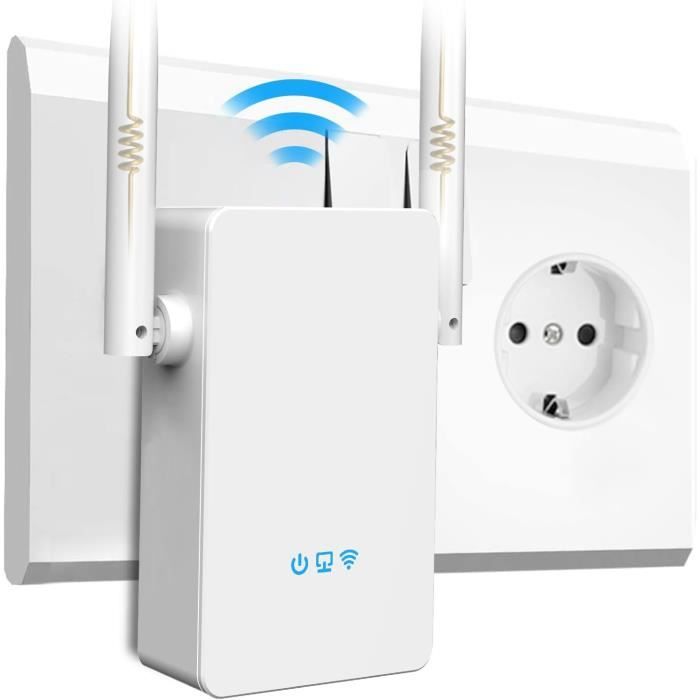 Répéteur Wifi 300Mbps Amplificateur Wifi Puissant Avec Un Port Ethernet ...