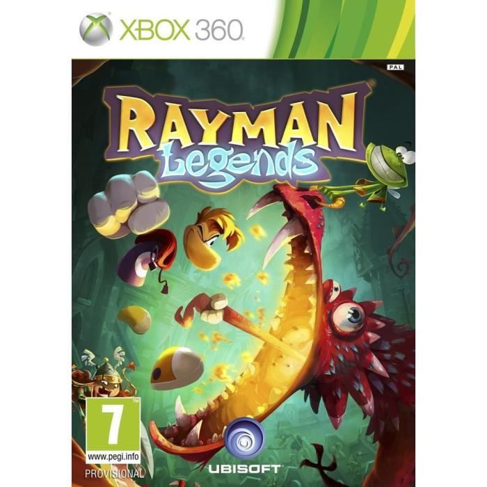 Jeu vidéo - Ubisoft - Rayman Legends - Xbox 360 - Aventure légendaire - PEGI 7+