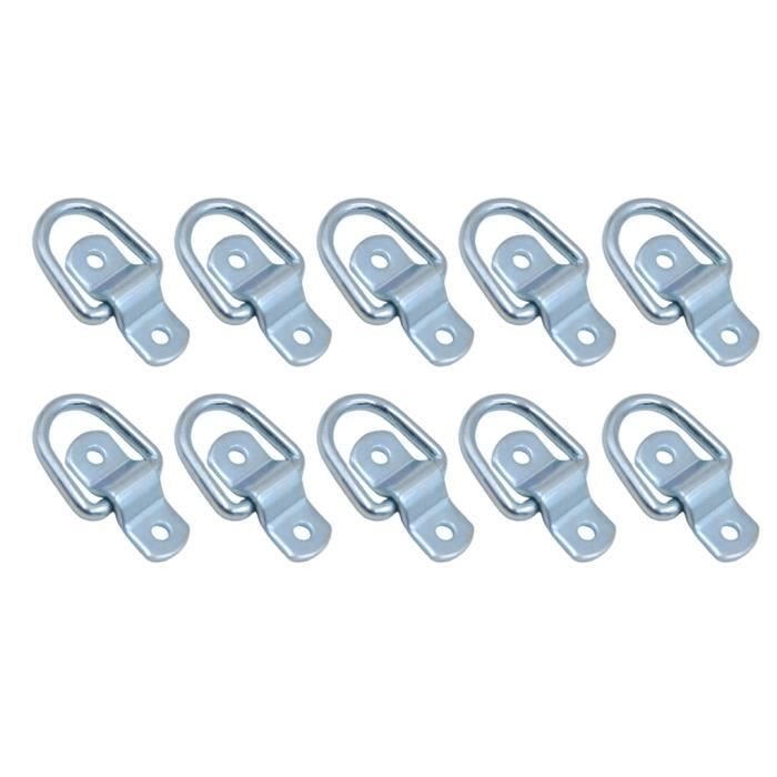 Lot de 10 anneaux rondx de 10mm en metal placage argent Lot de 10 anneaux rondx de 10mm en metal placage argent