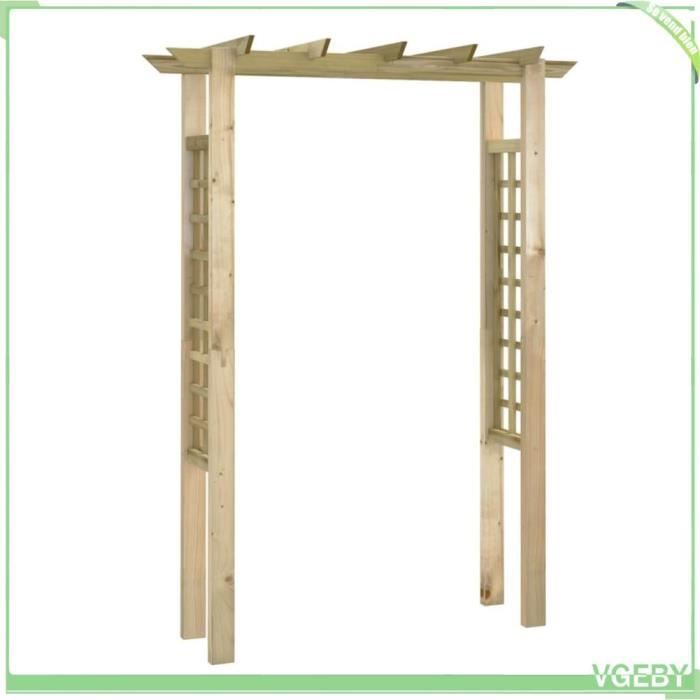VGEBY Arche pour rosiers 150 x 60 x 204 cm bois imprégné - 7894202780883