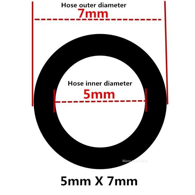 Tuyau Vinyle PVC Clair 12mm ID X16mm OD 3Mètre/9.84ft Tuyau Flexible Plastique