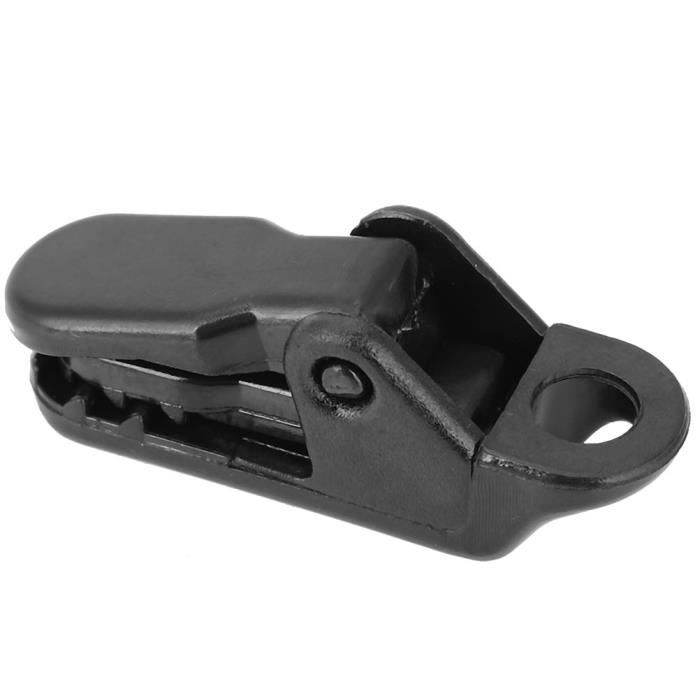 Pince pour Bâche, 10 Pièces Clips de Fixation Tente, Plastique, pince pour bache