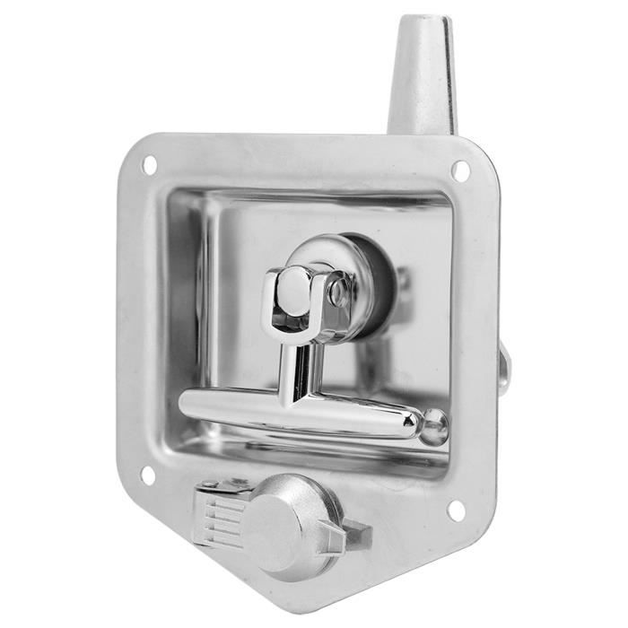 Loquet De Boîte à Outils En Acier Inoxydable Avec Serrure T - Pour Camion Camping-Car Remorque