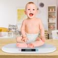 Relaxdays Pèse bébé, Digital, Balance électronique nouveau-né, nourrisson, petits animaux domestiques, max. 20 kg, blanc --1