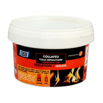 Lot De 2 Tubes De Colle Résistante à La Chaleur Jusqu'à 1 200 °C, 70 L