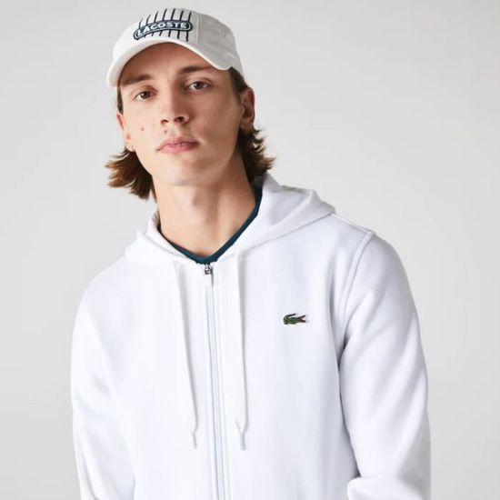 Pantalon de survêtement tennis lacoste sport en molleton uni outlet