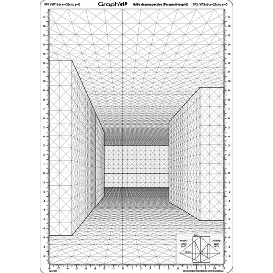 Grille De Perspective Modele E De Graph It Achat Vente Table A Dessin Grille De Perspective Modele E Cdiscount