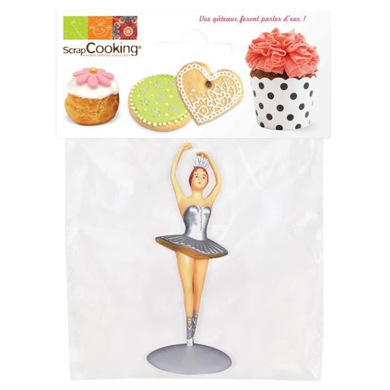 Figurine Deco Pour Gateaux Danseuse Scrapcooking Couleur Cdiscount Maison