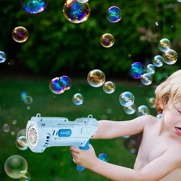 Jouet automatique Bubble Blaster - Machine à bulles portable avec