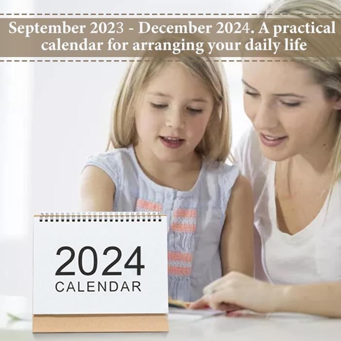2023 2024 personnalisé 365 pages bureau inspirant motivation citations  calendrier de table de bureau