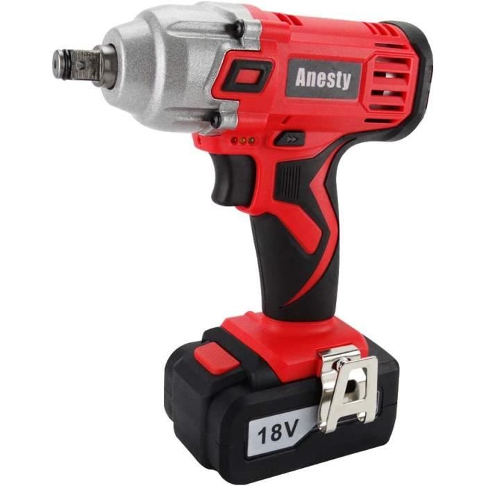 Clé à Chocs Sans Fil ONEVAN 520 Nm – 18V, Moteur Sans Balais, Compatible Makita, 1/2 Pouce