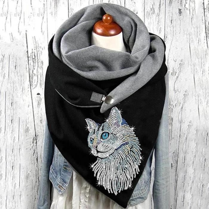 Echarpe Hiver Femme Triangle Foulard Femme charpe Femme Shawl