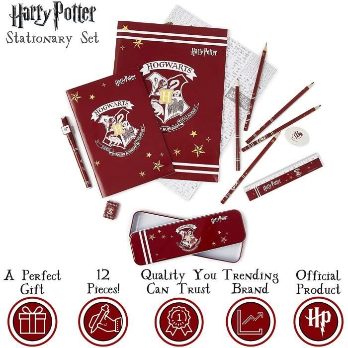 Kits de fournitures scolaires HARRY POTTER Accessoire Scolaire, Fourniture Scolaire Kawaii avec