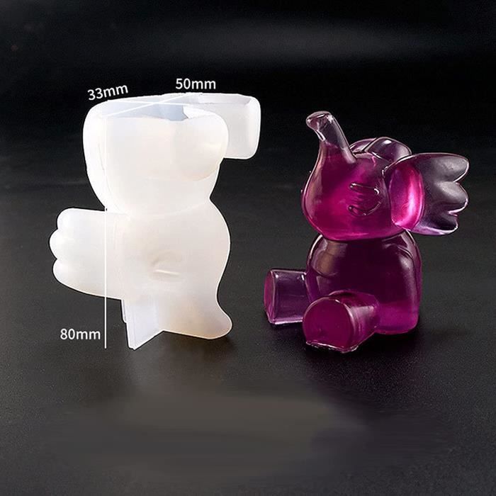 Moule Bougie Silicone Silicone URFEDA - Moule Silicone 3D Papillon - Pour Résine/bougies - 12 Modèles Moule Animaux Moule Silicone Resine Epoxy