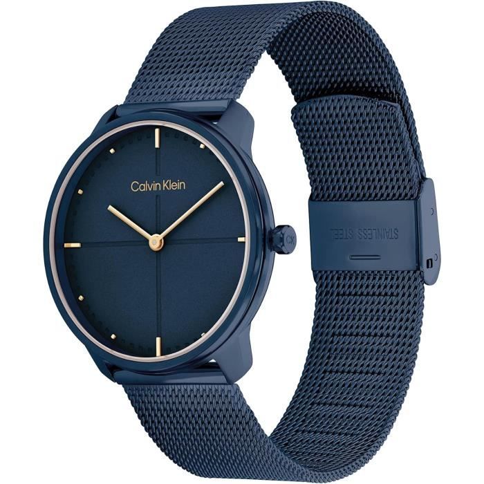 Montre calvin outlet klein femme bleu